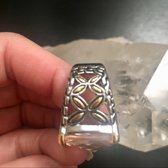Morganite and Silver Sahara Ring - Picture 4 of 8